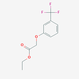 molecular formula C11H11F3O3 B1598972 Ethyl 2-[3-(trifluoromethyl)phenoxy]acetate CAS No. 22897-99-0