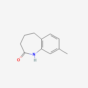 molecular formula C11H13NO B1598981 8-Methyl-1,3,4,5-tetrahydro-2H-1-benzazepin-2-one CAS No. 86499-66-3