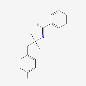 molecular formula C17H18FN B1598992 N-Benzylidene-1,1-dimethyl-2-(4-fluorophenyl)ethylamine CAS No. 4116-06-7