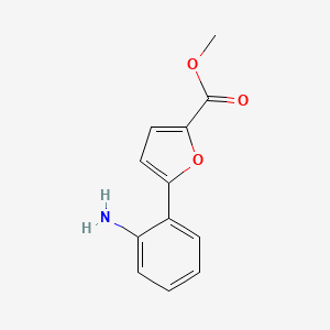 B1599006 Methyl 5-(2-aminophenyl)furan-2-carboxylate CAS No. 54023-14-2