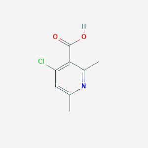 molecular formula C8H8ClNO2 B1599008 4-氯-2,6-二甲基烟酸 CAS No. 56022-09-4