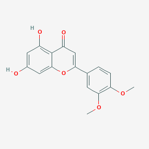 molecular formula C17H14O6 B1599014 5,7-Dihydroxy-3',4'-dimethoxyflavone CAS No. 4712-12-3