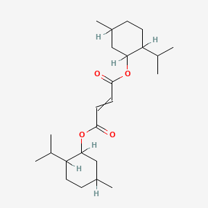 molecular formula C24H40O4 B1599019 双(5-甲基-2-丙-2-基环己基)丁-2-烯二酸酯 CAS No. 34675-24-6