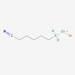 molecular formula C7H12BrNZn B1599028 6-Cyanohexylzinc bromide CAS No. 312624-28-5