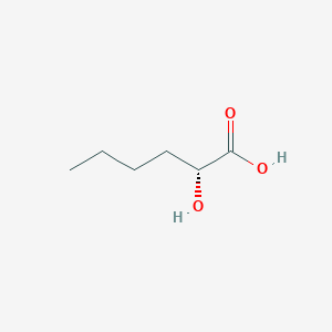 molecular formula C6H12O3 B1599050 (2R)-2-hydroxyhexanoic acid CAS No. 43201-07-6