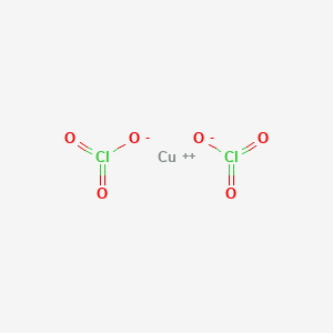 molecular formula Cl2CuO6 B1599060 Cupric chlorate CAS No. 26506-47-8