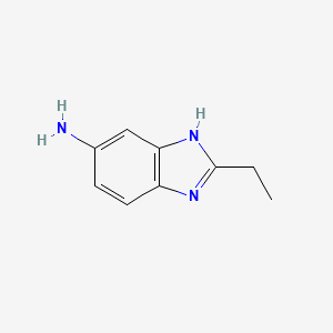 molecular formula C9H11N3 B1599081 2-乙基-3H-苯并咪唑-5-胺 CAS No. 46055-62-3