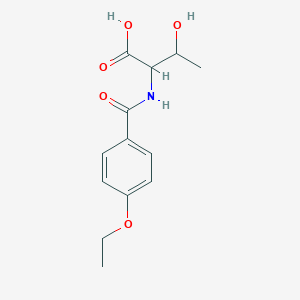 molecular formula C13H17NO5 B1599084 2-(4-Ethoxy-benzoylamino)-3-hydroxy-butyric acid CAS No. 436811-17-5