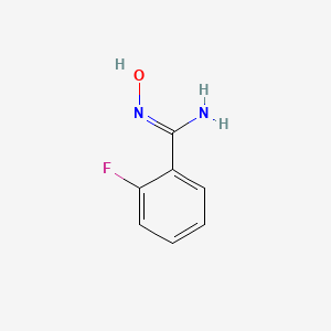 molecular formula C7H7FN2O B1599086 2-Fluoro-N-hydroxy-benzamidine CAS No. 75907-83-4