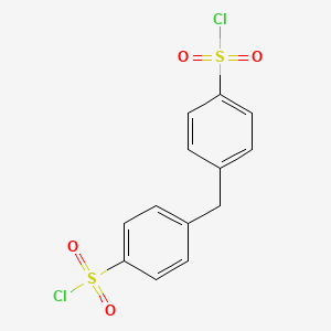 molecular formula C13H10Cl2O4S2 B1599091 4,4'-Methylenebis(benzenesulfonyl chloride) CAS No. 3119-64-0