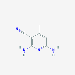 molecular formula C7H8N4 B1599096 2,6-Diamino-4-methylnicotinonitrile CAS No. 38841-52-0