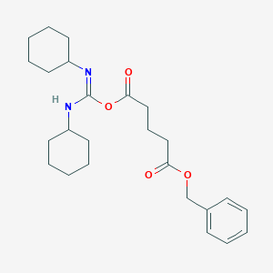 molecular formula C25H36N2O4 B015991 1-Benzyl-5-(dicyclohexylcarbodiimido)glutarate CAS No. 887352-83-2