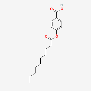 molecular formula C17H24O4 B1599100 4-癸酰氧基苯甲酸 CAS No. 86960-46-5