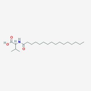 molecular formula C21H41NO3 B1599102 2-(Hexadecanoylamino)-3-methylbutanoic acid CAS No. 45287-42-1