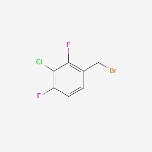 molecular formula C7H4BrClF2 B1599108 3-Chloro-2,4-difluorobenzyl bromide CAS No. 886501-15-1