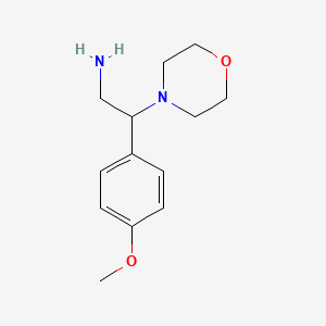 molecular formula C13H20N2O2 B1599109 2-(4-甲氧基苯基)-2-吗啉乙胺 CAS No. 31466-47-4