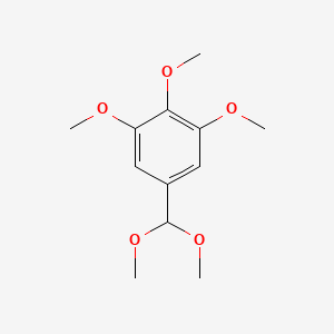 molecular formula C12H18O5 B1599122 3,4,5-Trimethoxybenzaldehyde dimethyl acetal CAS No. 59276-37-8