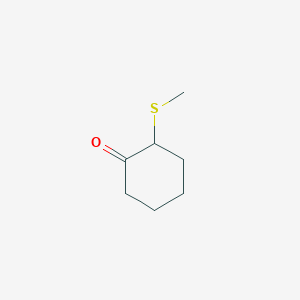 molecular formula C7H12OS B1599123 2-(Methylthio)cyclohexanone CAS No. 52190-35-9