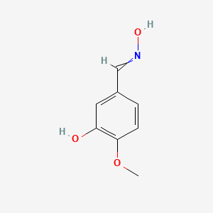 molecular formula C8H9NO3 B1599129 Benzaldehyde, 3-hydroxy-4-methoxy-, oxime CAS No. 51673-94-0