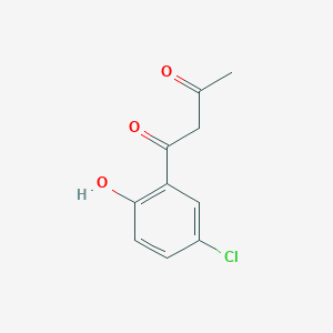 molecular formula C10H9ClO3 B1599138 1-(5-Chloro-2-hydroxyphenyl)-1,3-butanedione CAS No. 65897-66-7