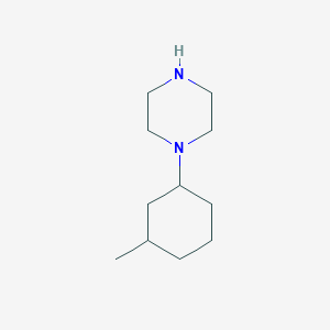 molecular formula C11H22N2 B1599143 1-(3-Methylcyclohexyl)piperazine CAS No. 99993-62-1