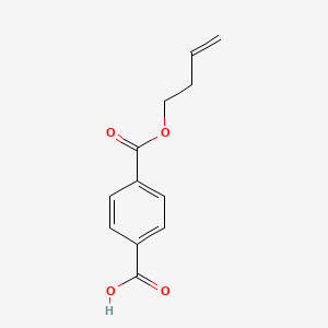 molecular formula C12H12O4 B1599150 4-(丁-3-烯-1-氧羰基)苯甲酸 CAS No. 62680-74-4
