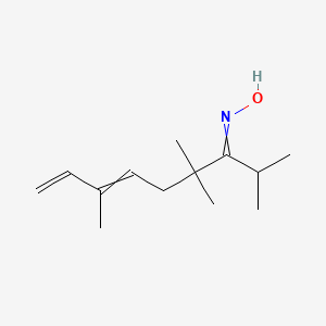 molecular formula C13H23NO B1599152 N-(2,4,4,7-Tetramethylnona-6,8-dien-3-ylidene)hydroxylamine CAS No. 81783-01-9