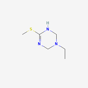 molecular formula C6H13N3S B1599159 3-乙基-6-（甲硫基）-1,2,3,4-四氢-1,3,5-三嗪 CAS No. 1189289-64-2