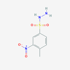 molecular formula C7H9N3O4S B1599165 4-甲基-3-硝基苯磺酰肼 CAS No. 53516-94-2