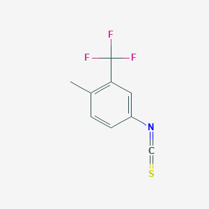 molecular formula C9H6F3NS B1599167 4-甲基-3-(三氟甲基)苯基异硫氰酸酯 CAS No. 351003-67-3