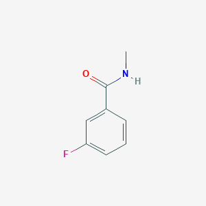 molecular formula C8H8FNO B1599171 3-氟-N-甲基苯甲酰胺 CAS No. 701-39-3