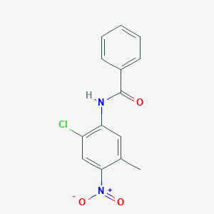 molecular formula C14H11ClN2O3 B1599176 N-(2-氯-5-甲基-4-硝基苯基)苯甲酰胺 CAS No. 206986-83-6