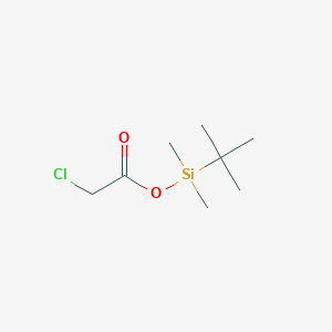 molecular formula C8H17ClO2Si B1599179 叔丁基二甲基硅烷基氯乙酸酯 CAS No. 480439-47-2