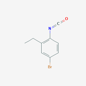 molecular formula C9H8BrNO B1599187 4-Bromo-2-ethylphenyl isocyanate CAS No. 480439-24-5