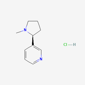molecular formula C10H15ClN2 B1599196 盐酸尼古丁 CAS No. 2820-51-1