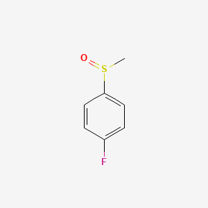 molecular formula C7H7FOS B1599198 1-氟-4-(甲磺基)苯 CAS No. 658-14-0