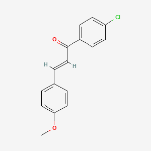 molecular formula C16H13ClO2 B1599199 1-(4-Chlorophenyl)-3-(4-methoxyphenyl)prop-2-en-1-one CAS No. 6552-63-2