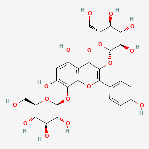 molecular formula C27H30O17 B1599209 Linocinamarin CAS No. 99224-12-1