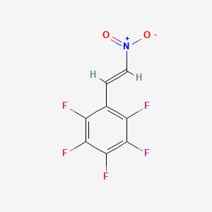 molecular formula C8H2F5NO2 B1599211 反式-2,3,4,5,6-五氟-β-硝基苯乙烯 CAS No. 207605-39-8