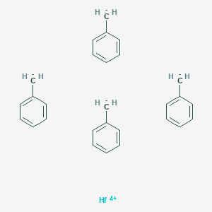 molecular formula C28H28Hf B1599213 Hafnium(4+);methanidylbenzene CAS No. 31406-67-4