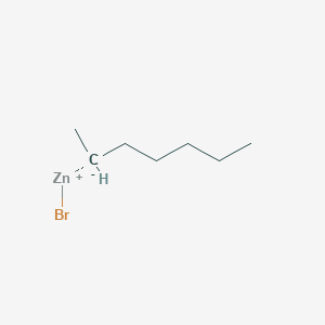 molecular formula C7H15BrZn B1599214 2-Heptylzinc bromide CAS No. 312693-10-0