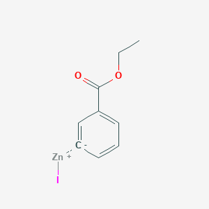 molecular formula C9H9IO2Zn B1599216 3-(Ethoxycarbonyl)phenylzinc iodide CAS No. 282727-18-8