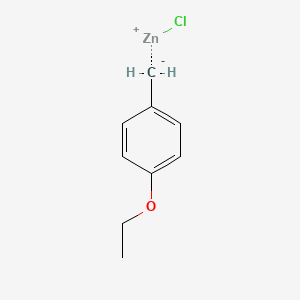 molecular formula C9H11ClOZn B1599219 4-Ethoxybenzylzinc chloride CAS No. 308796-29-4
