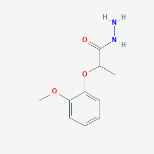 B1599238 2-(2-Methoxyphenoxy)propanohydrazide CAS No. 330177-32-7