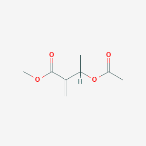 molecular formula C8H12O4 B1599242 3-乙酰氧基-2-亚甲基丁酸甲酯 CAS No. 22787-68-4