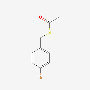 molecular formula C9H9BrOS B1599244 S-[(4-bromophenyl)methyl] ethanethioate CAS No. 351003-15-1