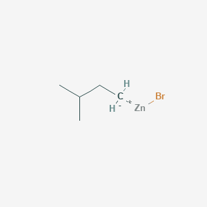 molecular formula C5H11BrZn B1599260 3-Methylbutylzinc bromide solution CAS No. 92274-43-6