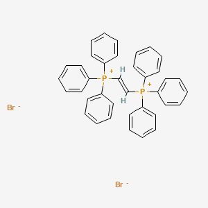 molecular formula C38H32Br2P2 B1599270 1,2-Vinylenebis(triphenylphosphonium) dibromide CAS No. 54770-27-3