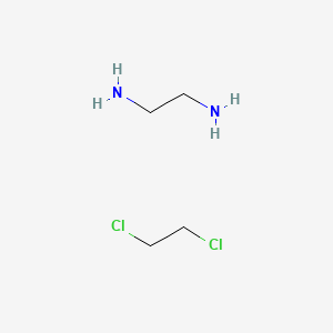 B1599271 1,2-Ethanediamine, polymer with 1,2-dichloroethane CAS No. 49553-92-6