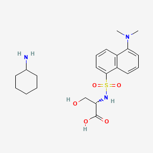 molecular formula C21H31N3O5S B1599272 N-丹磺酰-L-丝氨酸环己胺盐 CAS No. 53332-28-8